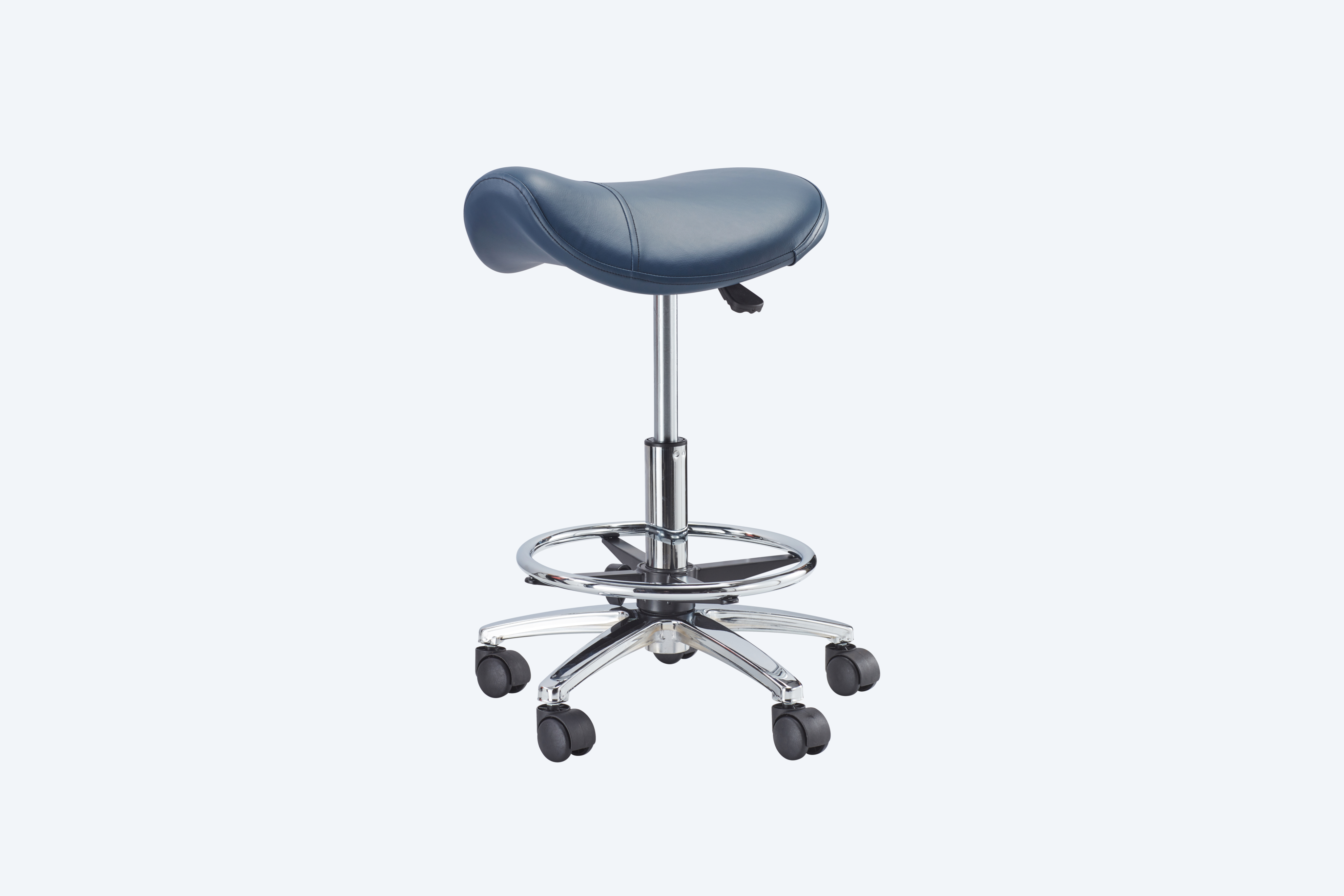 Premium Medical Saddle Stool with Adjustable Foot Ring | PARICO