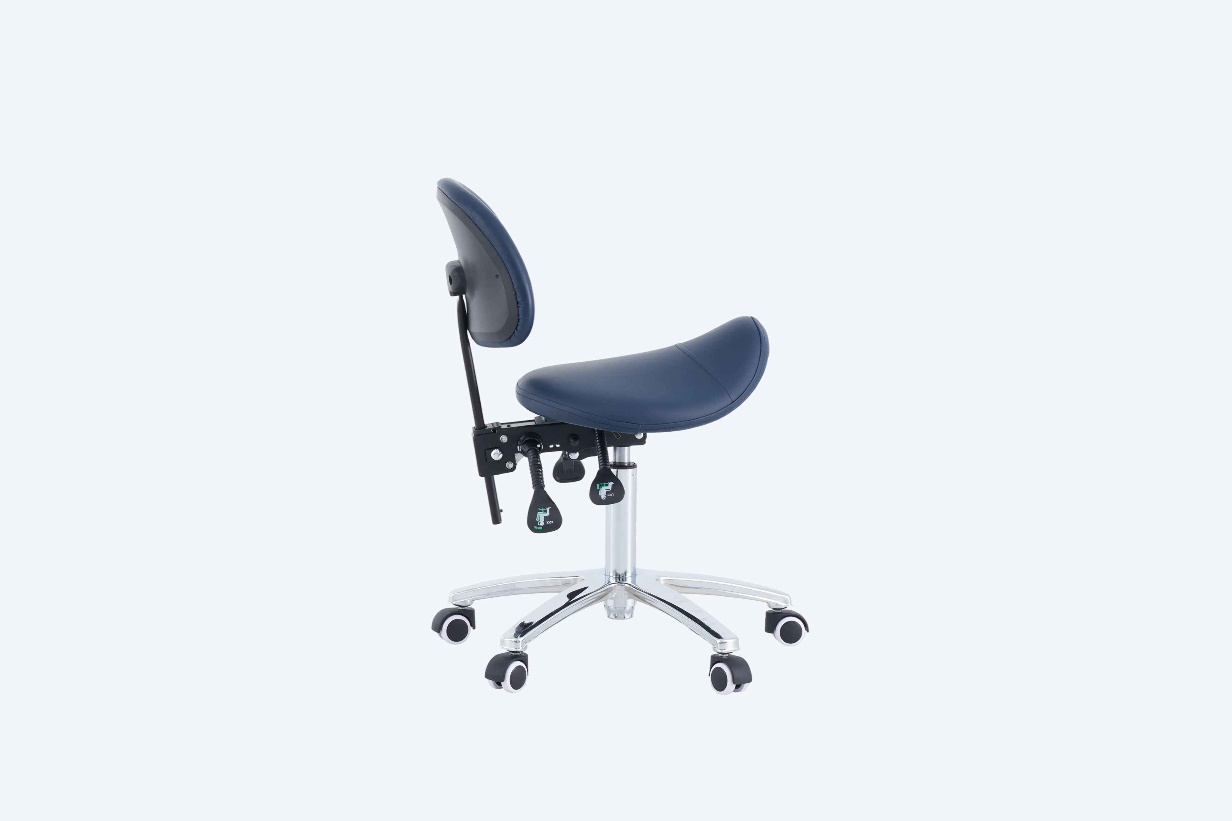 PARICO Medical Saddle Chair - Adjustable Tilt & Backrest