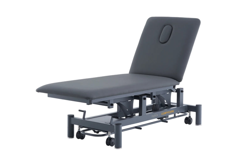 PARICO Coinfycare EL02-68 2-section electric hi-lo treatment table in Charcoal Grey, view 3