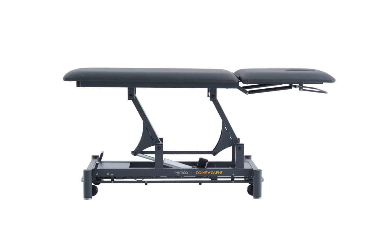 PARICO Coinfycare EL02-68 2-section electric hi-lo treatment table in Black, view 4