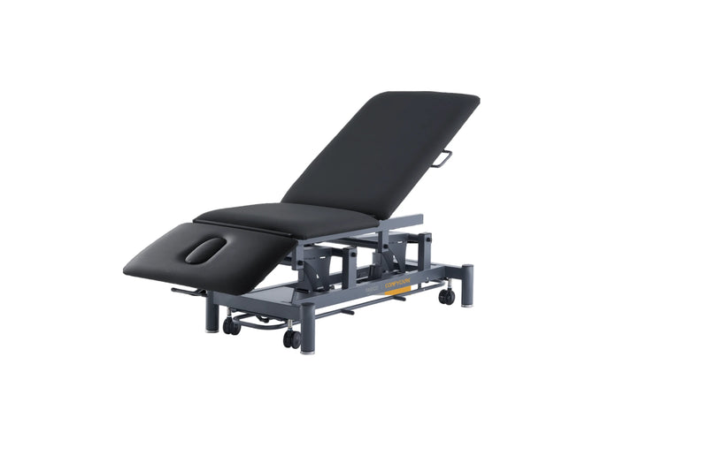 PARICO Coinfycare EL03-68 3-section electric hi-lo treatment table in Black, view 1
