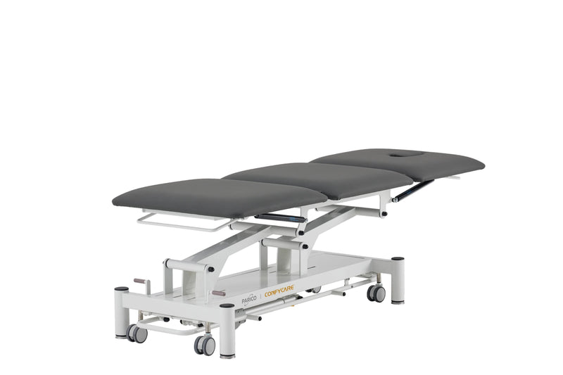 PARICO Coinfycare EL03EPRO23 3-equal-section electric treatment table in Charcoal Grey, view 6