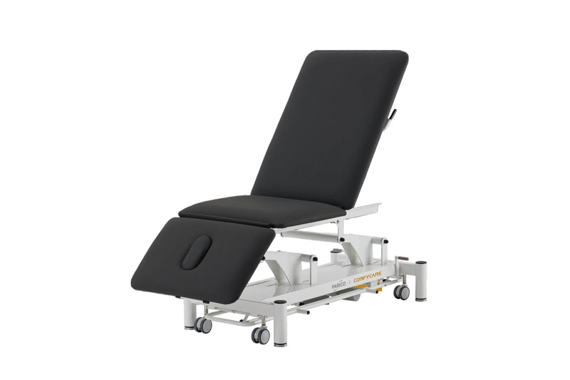 PARICO Coinfycare EL03PRO23 3-section electric treatment table in Black, view 2