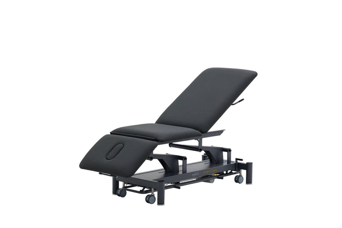 PARICO Coinfycare EL03PRO23 3-section electric treatment table in Black, view 3
