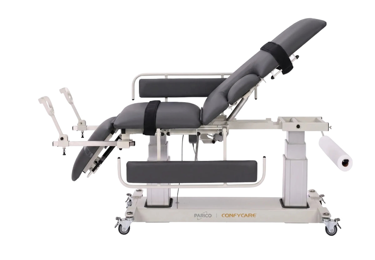 PARICO ELT300SD 3-section ultrasound imaging table in Charcoal Grey, view 6