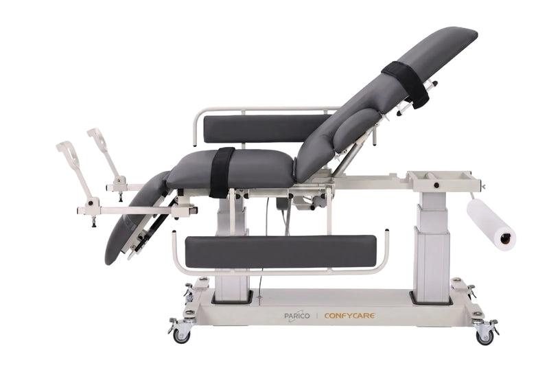PARICO ELT300SD 3-section ultrasound imaging table in Charcoal Grey, view 6