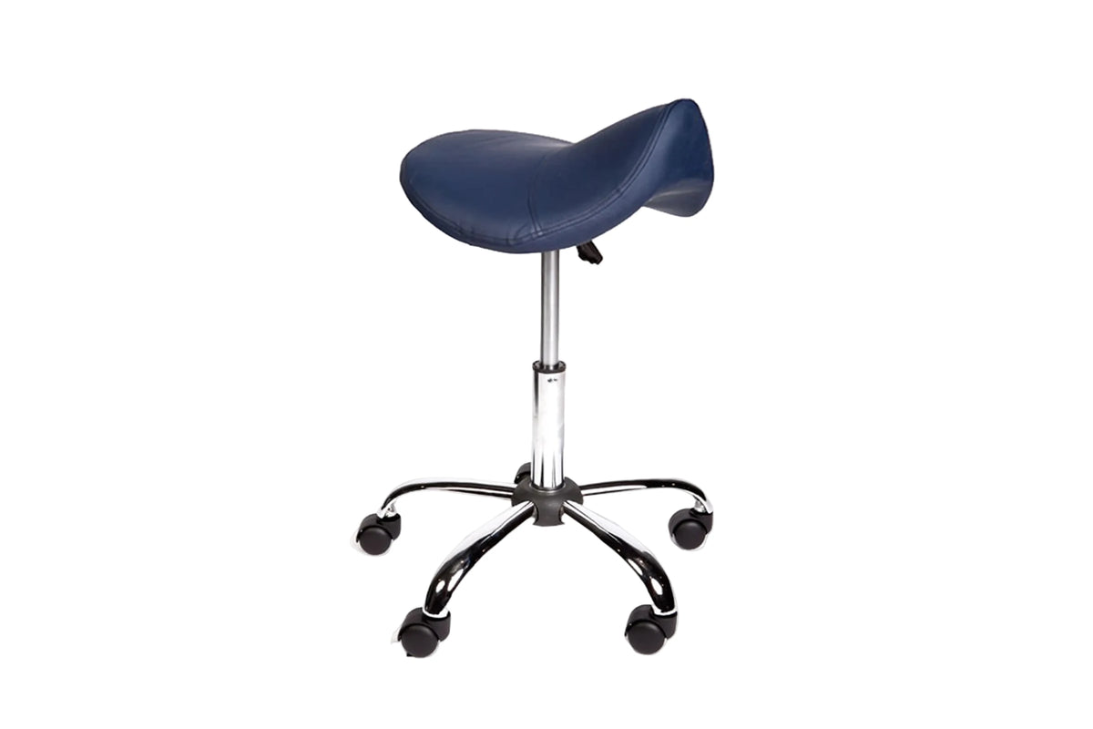PARICO MA04 ergonomic saddle medical stool in Black, view 2