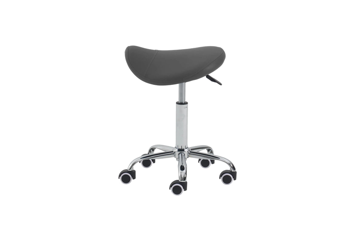 PARICO MA04 ergonomic saddle medical stool in Charcoal Grey, view 5