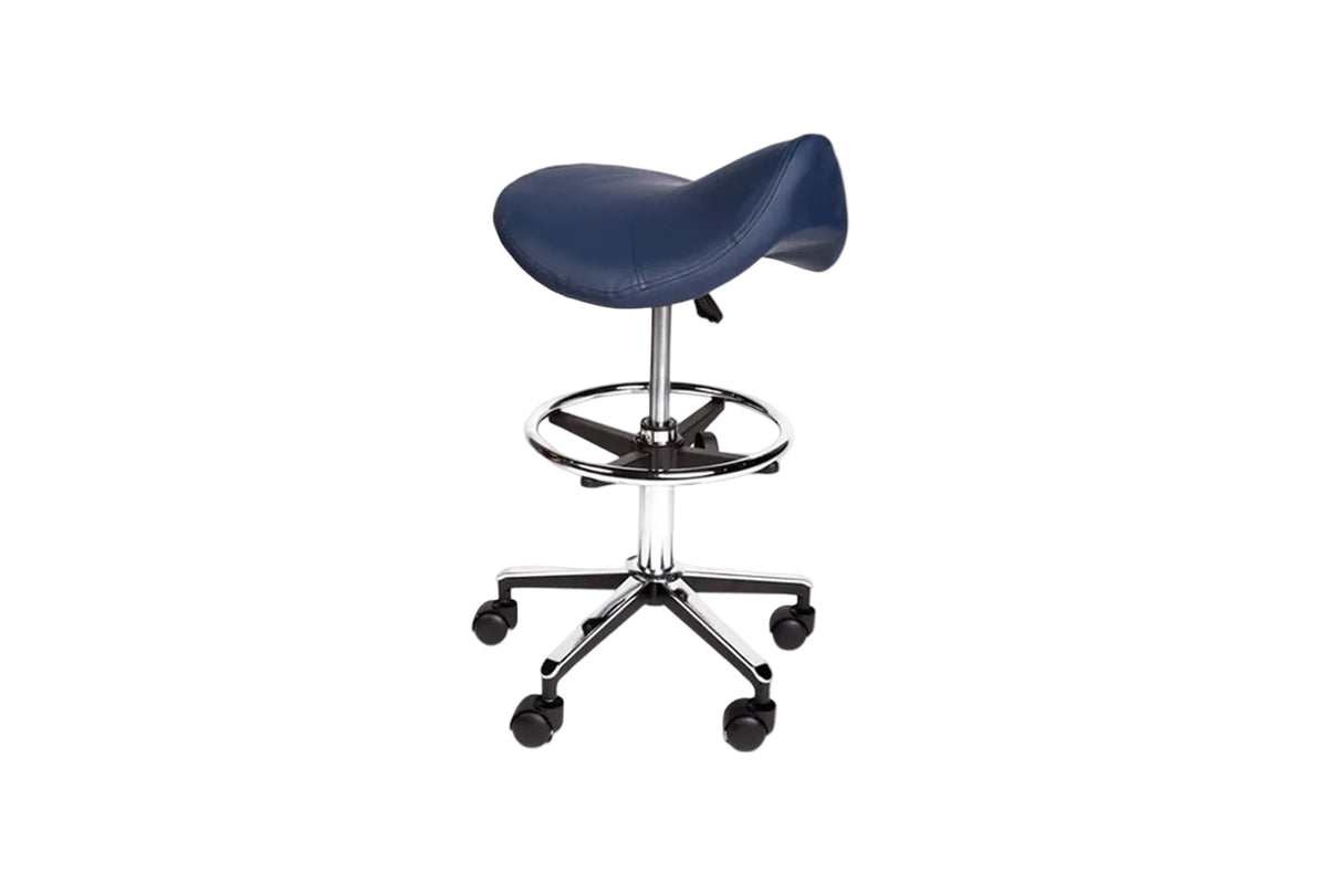 PARICO MA07 tall saddle stool with foot ring, view 3