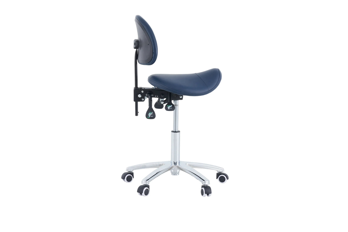 PARICO MA14BR saddle medical stool with backrest, view 4