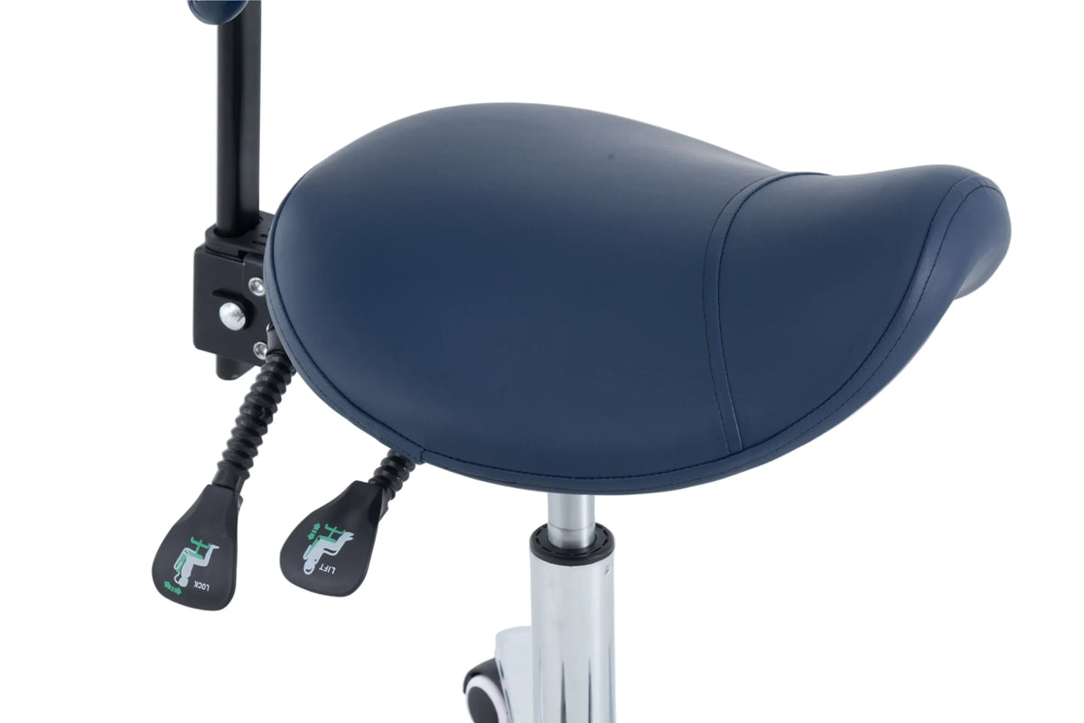 PARICO MA14BR saddle medical stool with backrest, view 17