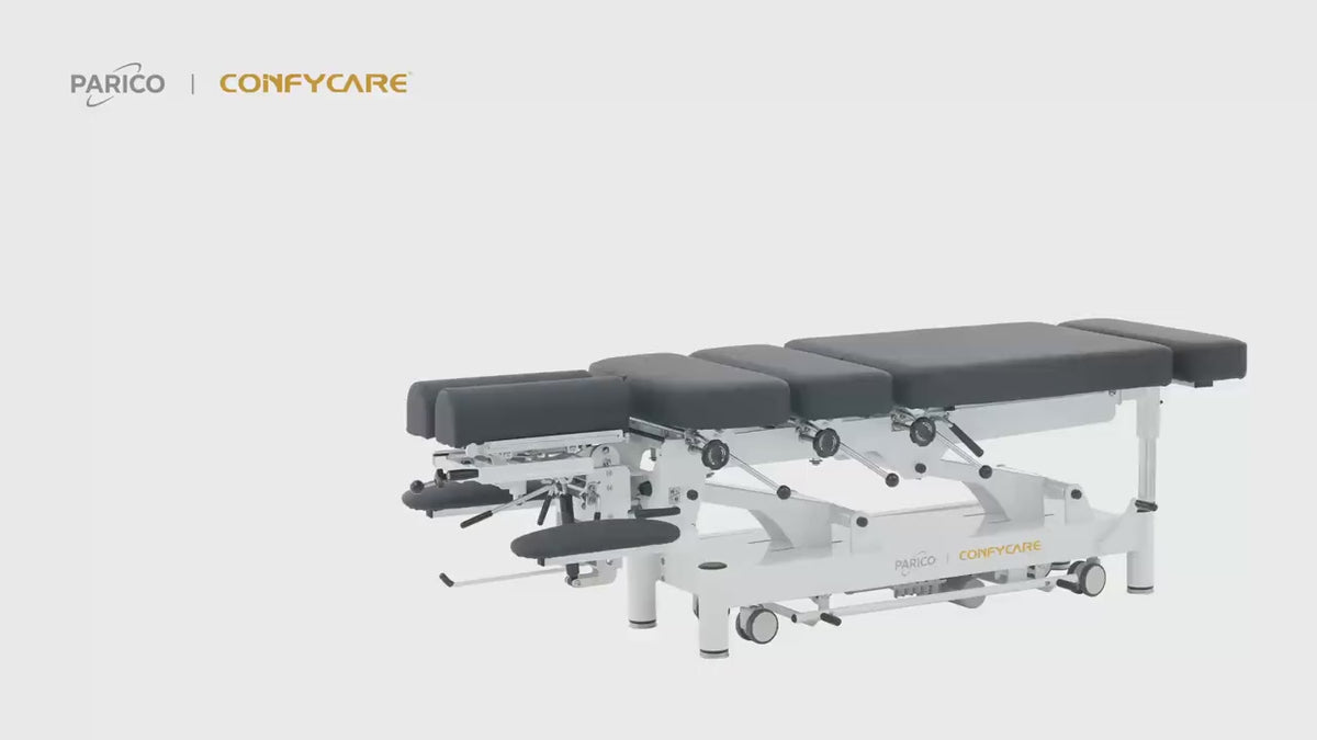 PARICO Coinfycare EL08PRO electric chiropractic drop table product video
