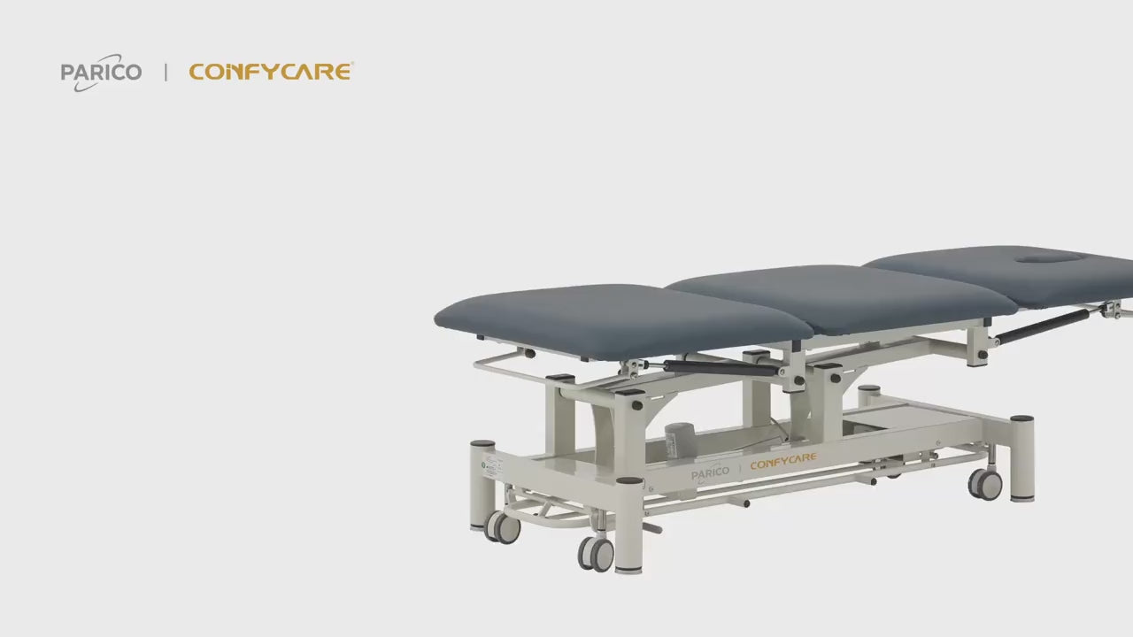 PARICO Coinfycare EL03 3-section electric hi-lo treatment table product video